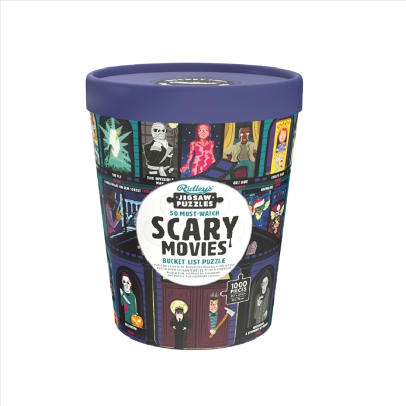 50 Must-Watch Scary Movies Bucket List 1000-Piece Puzzle/Product Detail/Jigsaw Puzzles