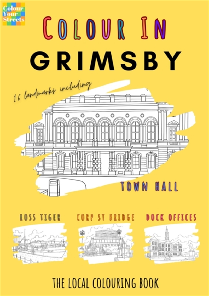 Grimsby Colouring Book (A4)/Product Detail/Adults Colouring