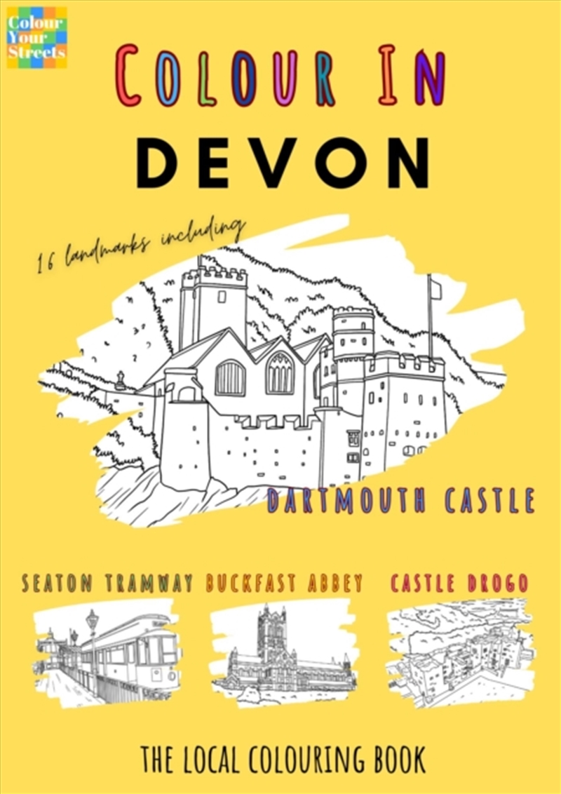 Devon Colouring Book (A4)/Product Detail/Adults Colouring