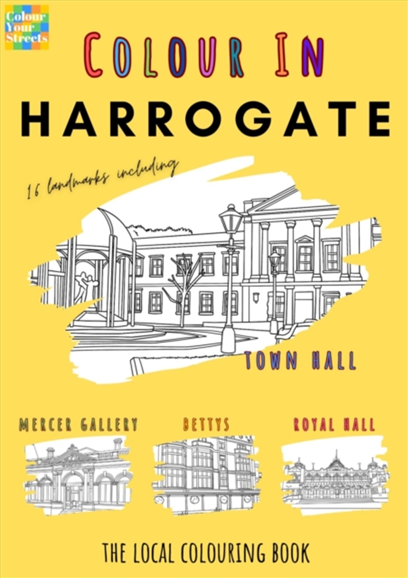 Harrogate Colouring Book (A4)/Product Detail/Adults Colouring