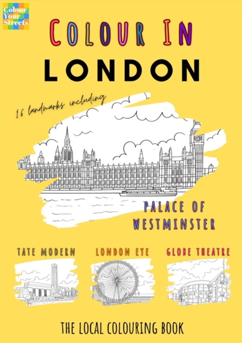 London Colouring Book (A4)/Product Detail/Adults Colouring