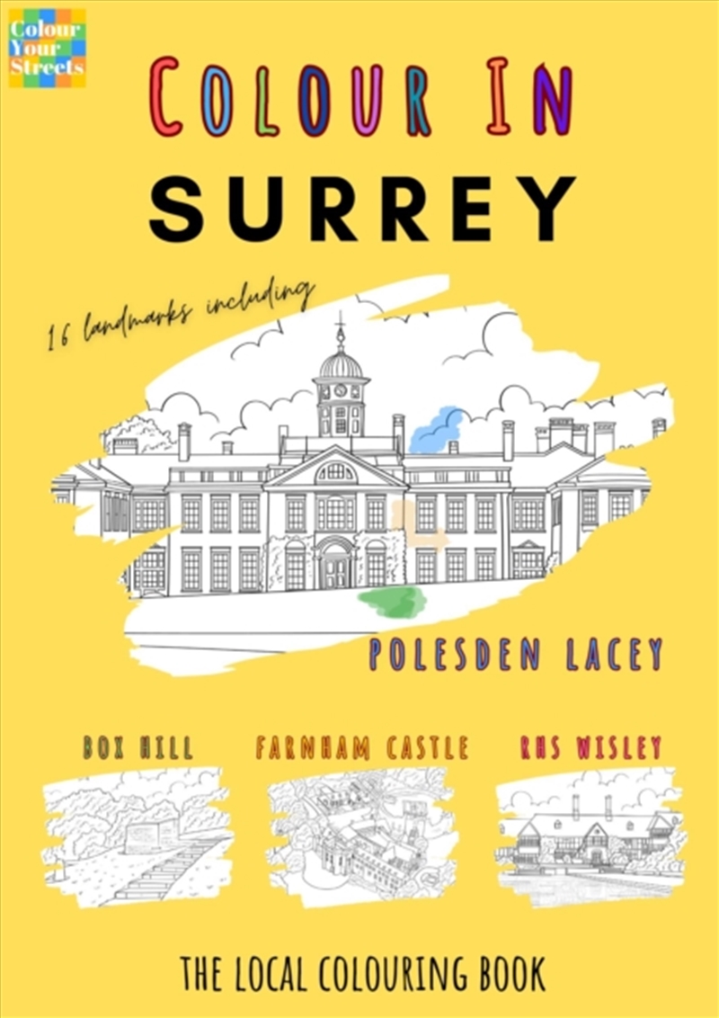 Surrey Colouring Book (A4)/Product Detail/Adults Colouring
