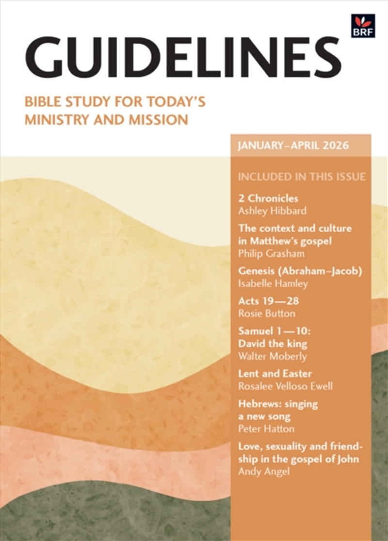 Guidelines January-April 2026 : Bible Study For Today'S Ministry And Mission/Product Detail/Religion & Beliefs