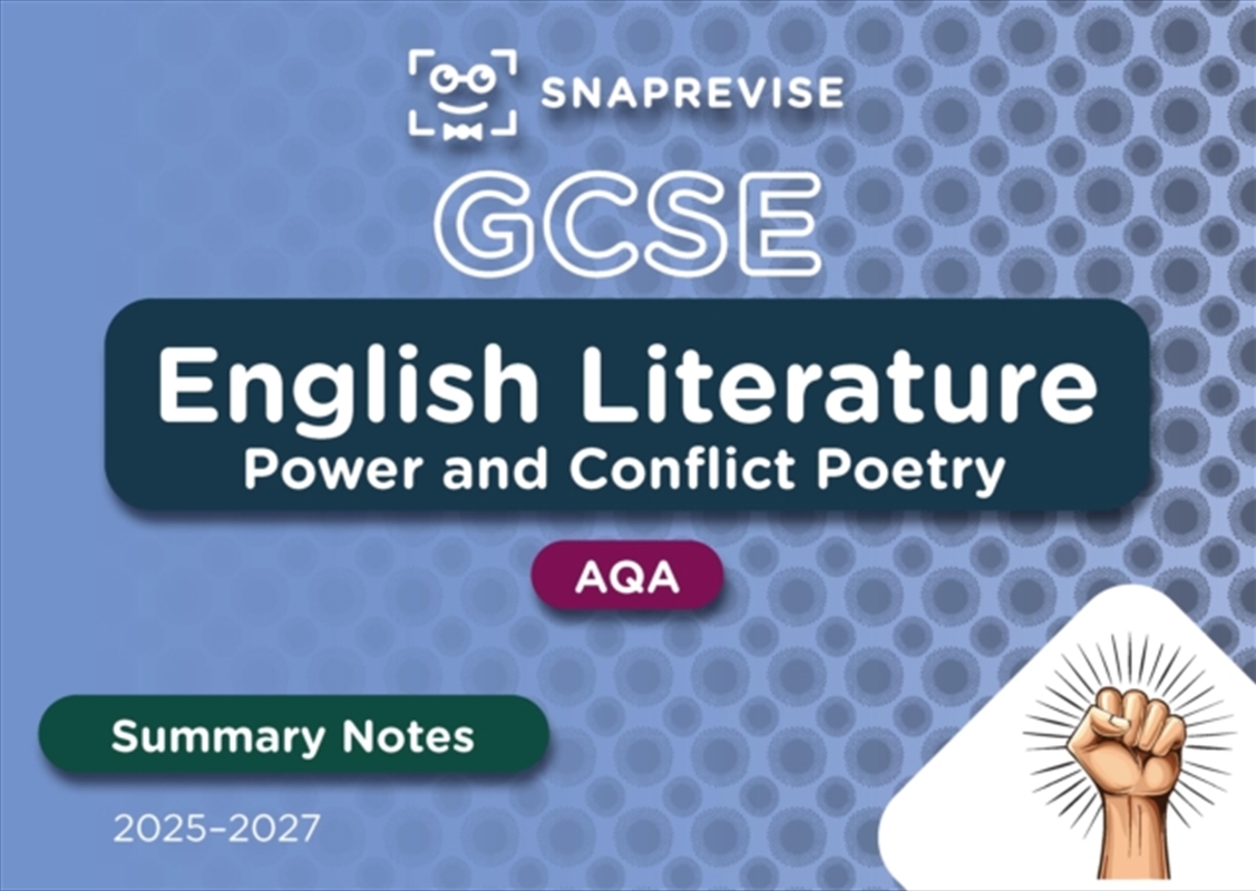Snaprevise Gcse Aqa English Literature: Power And Conflict Poetry/Product Detail/English