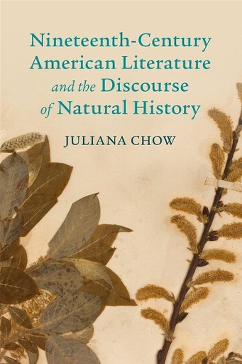 Nineteenth-Century American Literature And The Discourse Of Natural History/Product Detail/Literature & Poetry