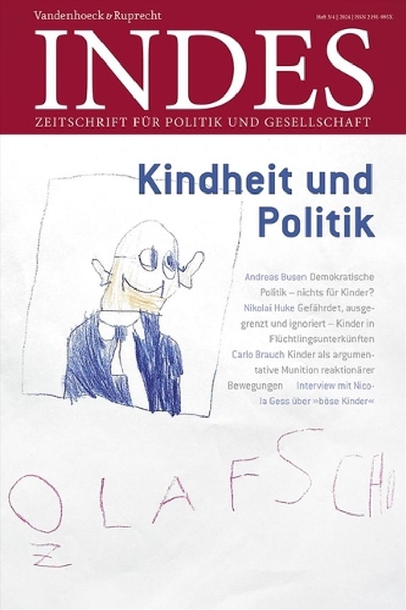 Kindheit Und Politik : Indes. Zeitschrift Fur Politik Und Gesellschaft 2024, Heft 03/04/Product Detail/Politics & Government