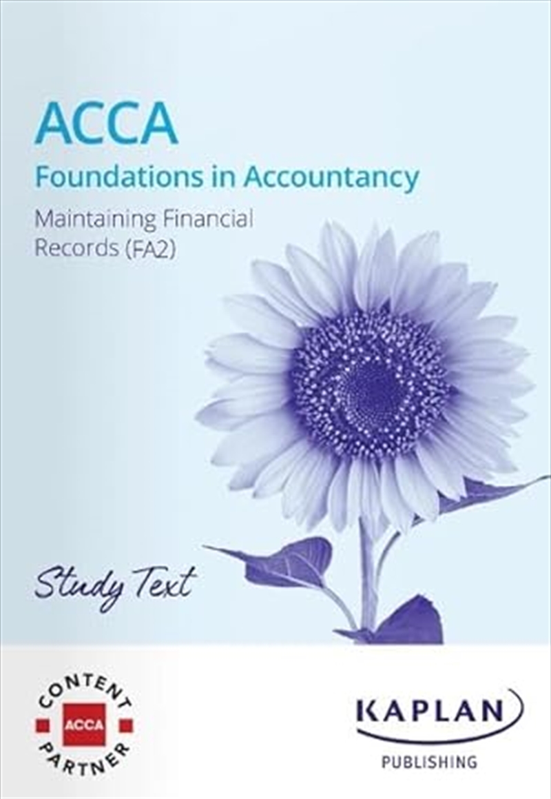 Maintaining Financial Records - Study Text/Product Detail/Reading