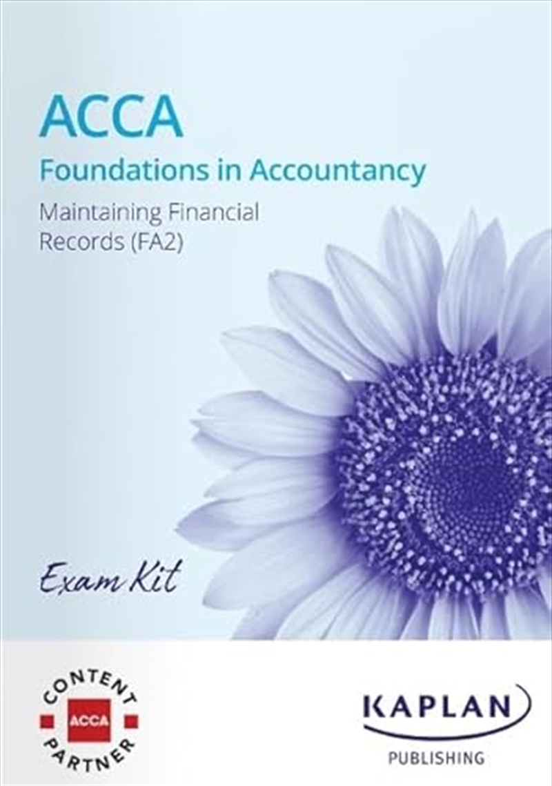 Maintaining Financial Records - Exam Kit/Product Detail/Reading