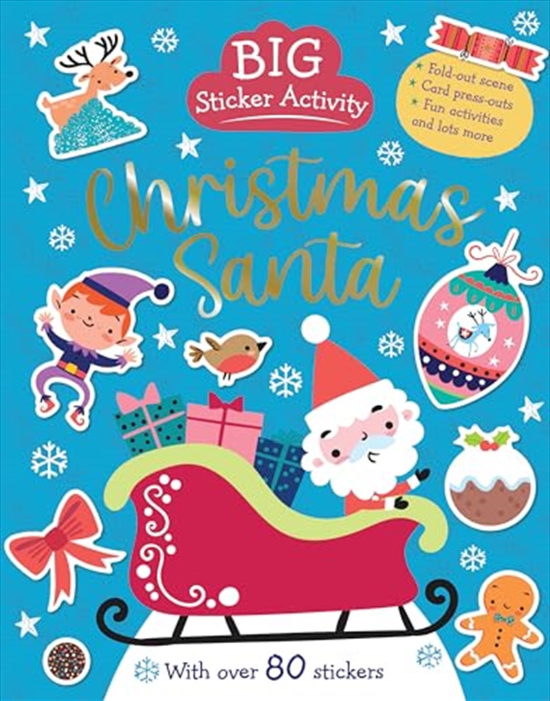 Big Sticker Activity : Christmas Santa/Product Detail/Kids Activity Books