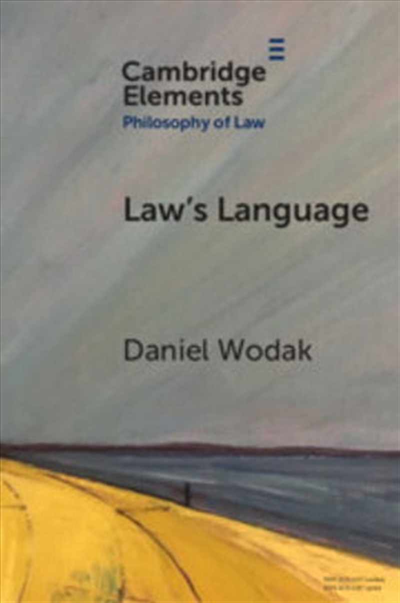 Law’S Language : Meaning And Normativity/Product Detail/Law