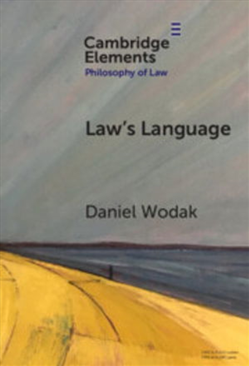 Law’S Language : Meaning And Normativity/Product Detail/Law