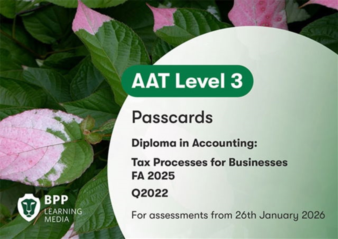 Aat Tax Processes For Businesses : Passcards/Product Detail/Reading