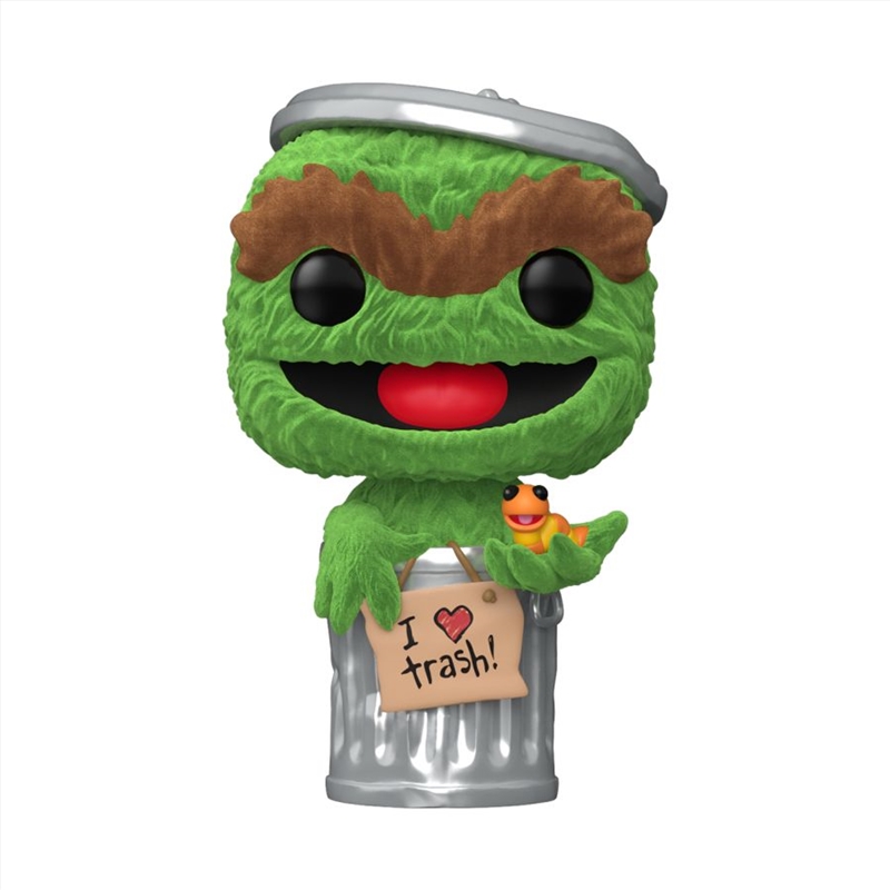 Sesame Street - Oscar the Grouch Flocked Pop! Vinyl [RS]/Product Detail/TV