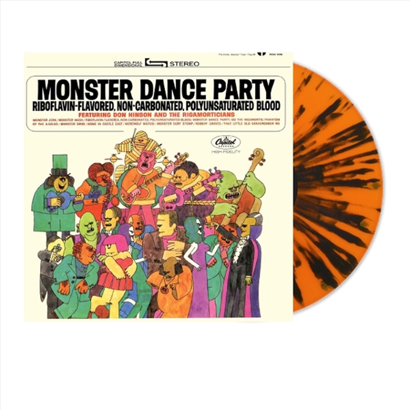 Monster Dance Party - Orange & Black Pumpkin Splatter Vinyl/Product Detail/Rock/Pop
