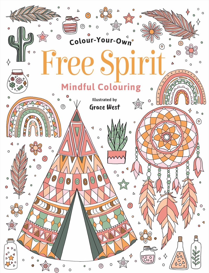 Mindful Colouring - Free Spiri/Product Detail/Kids Colouring