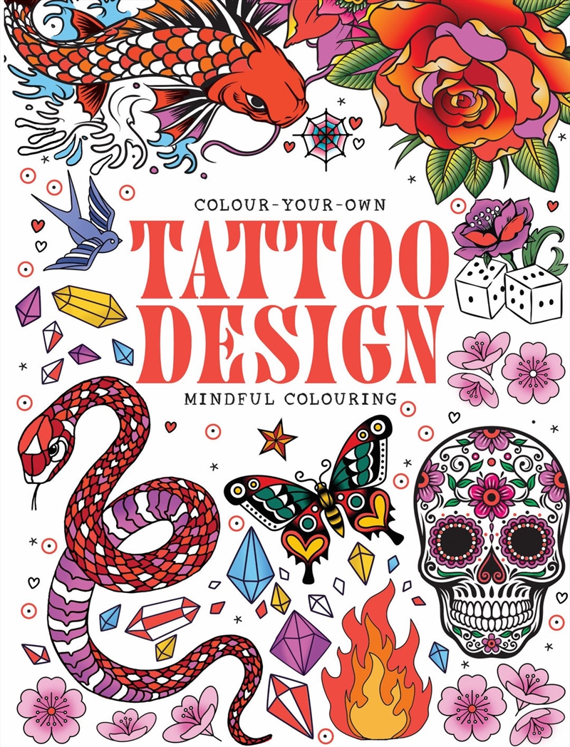 Mindful Colouring - Tattoo Design/Product Detail/Kids Colouring