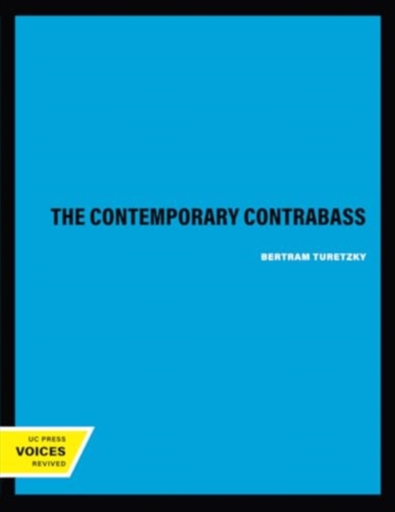 The Contemporary Contrabass/Product Detail/Media