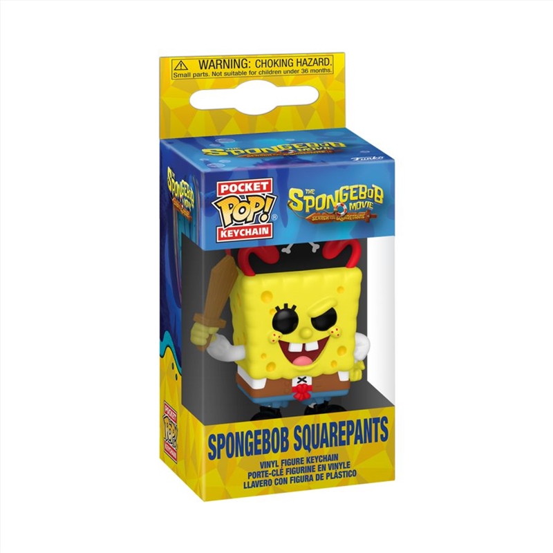 The SpongeBob Movie (2025) - Spongebob Squarepants Pop! Vinyl Keychain/Product Detail/Pop Vinyl Keychains