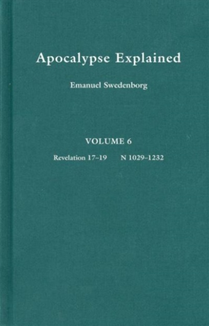 Apocalypse Explained 6 : Volume 6/Product Detail/Religion & Beliefs