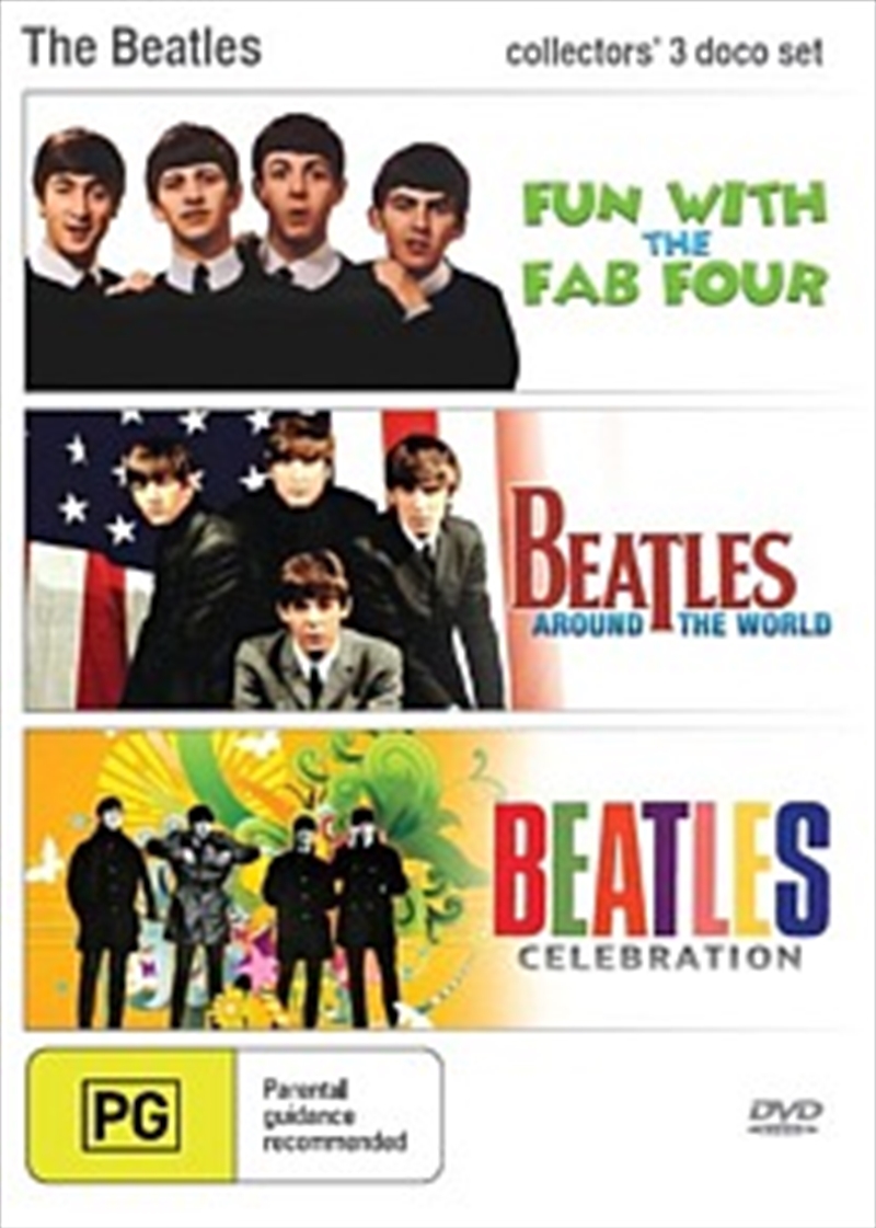 Beatles Triple Pack: Fun With The Fab Four/Beatles Around The World/Beatles Celebration/Product Detail/Documentary