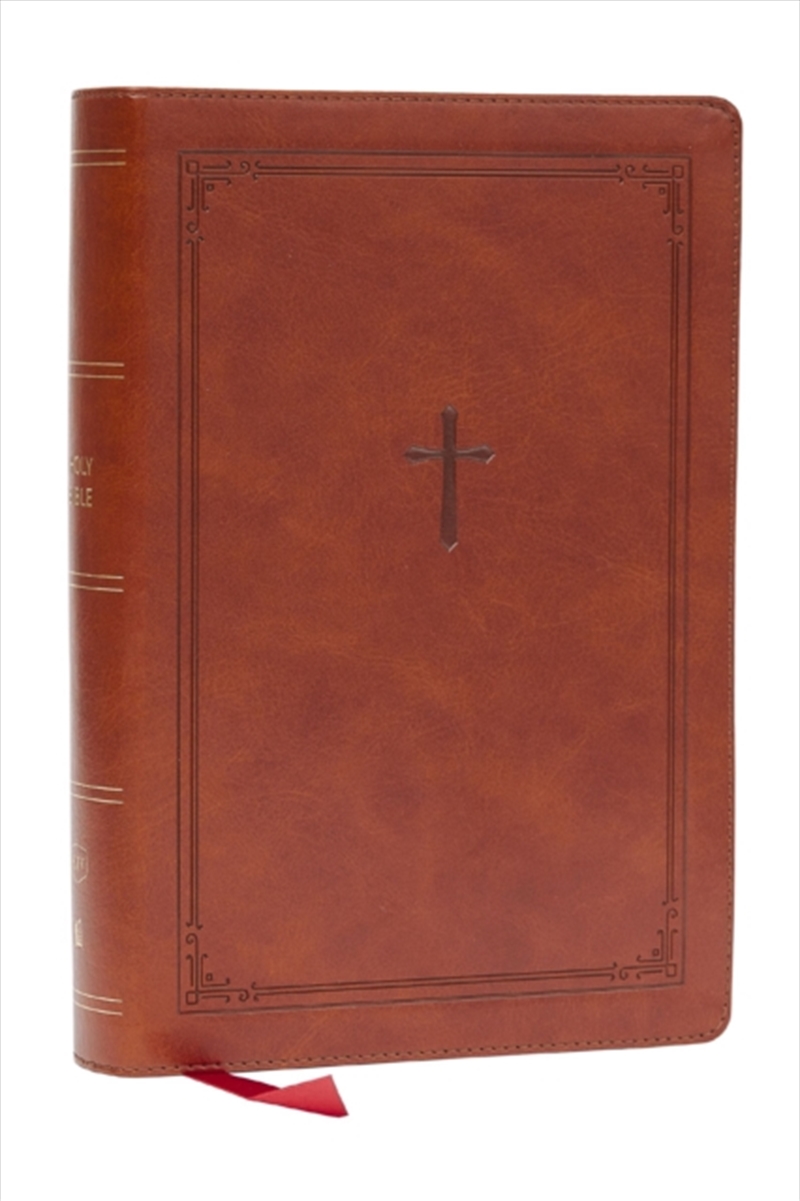 Kjv Giant Print End-Of-Verse Reference Bible, Brown Leathersoft, Red Letter, Comfort Print/Product Detail/Religion & Beliefs