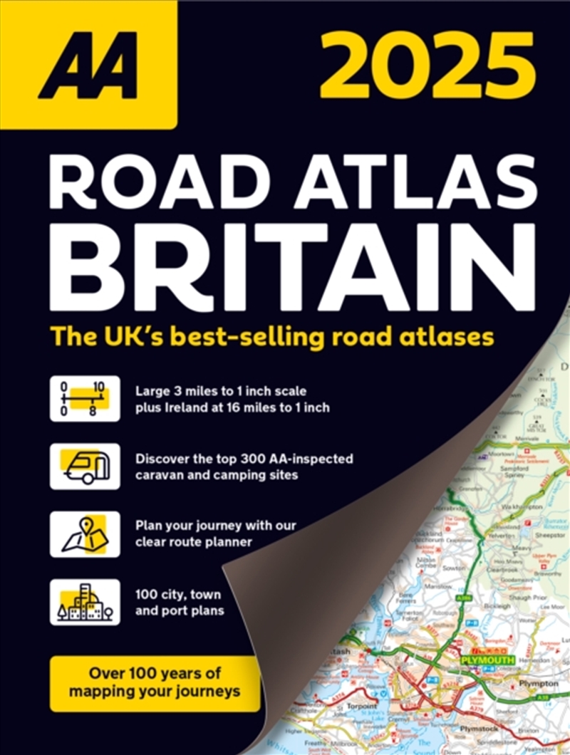 Aa Road Atlas Britain 2025/Product Detail/Geography