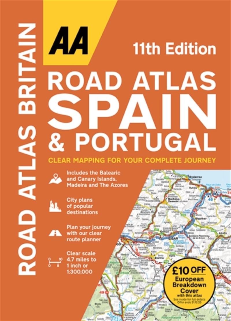 Aa Road Atlas Spain & Portugal/Product Detail/Geography