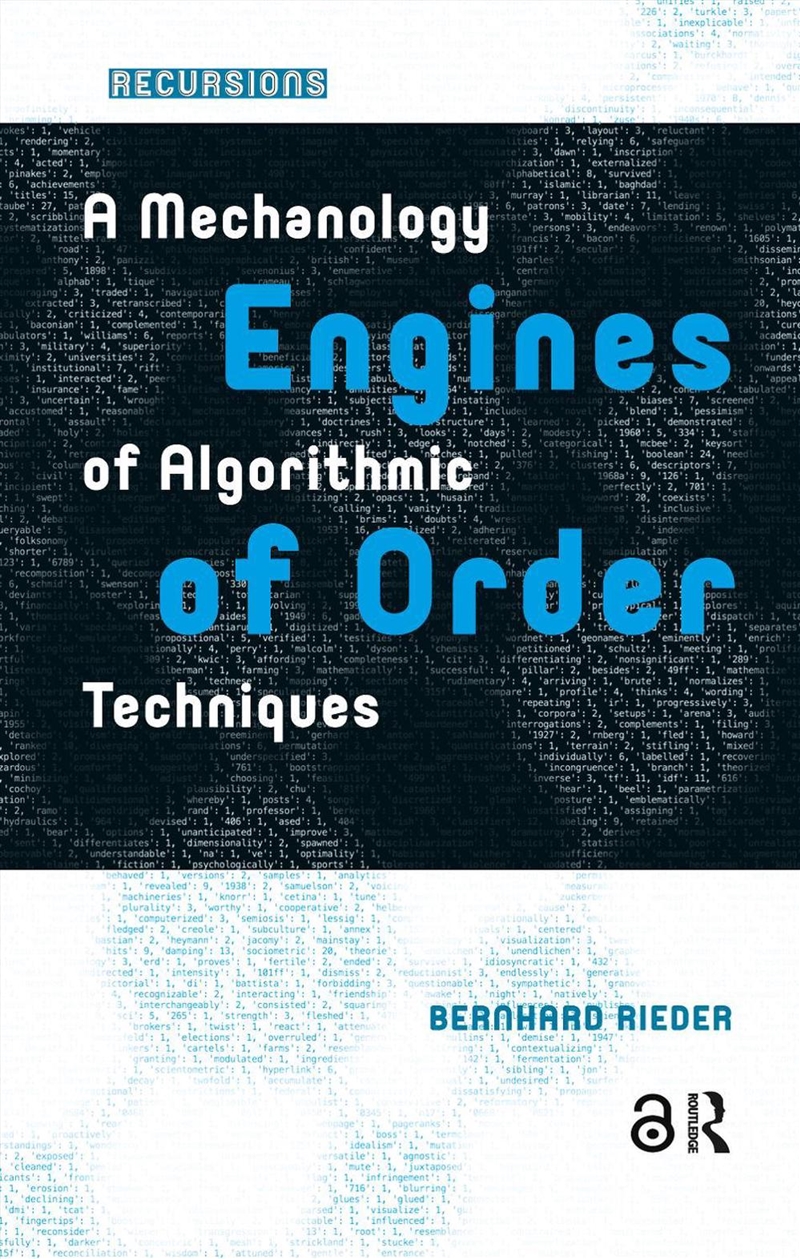 Engines Of Order : A Mechanology Of Algorithmic Techniques/Product Detail/Society & Culture