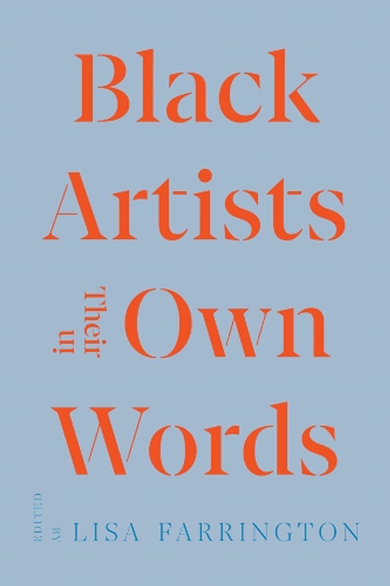 Black Artists In Their Own Words/Product Detail/Art