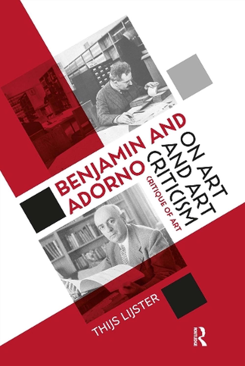 Benjamin And Adorno On Art And Art Criticism : Critique Of Art/Product Detail/Art