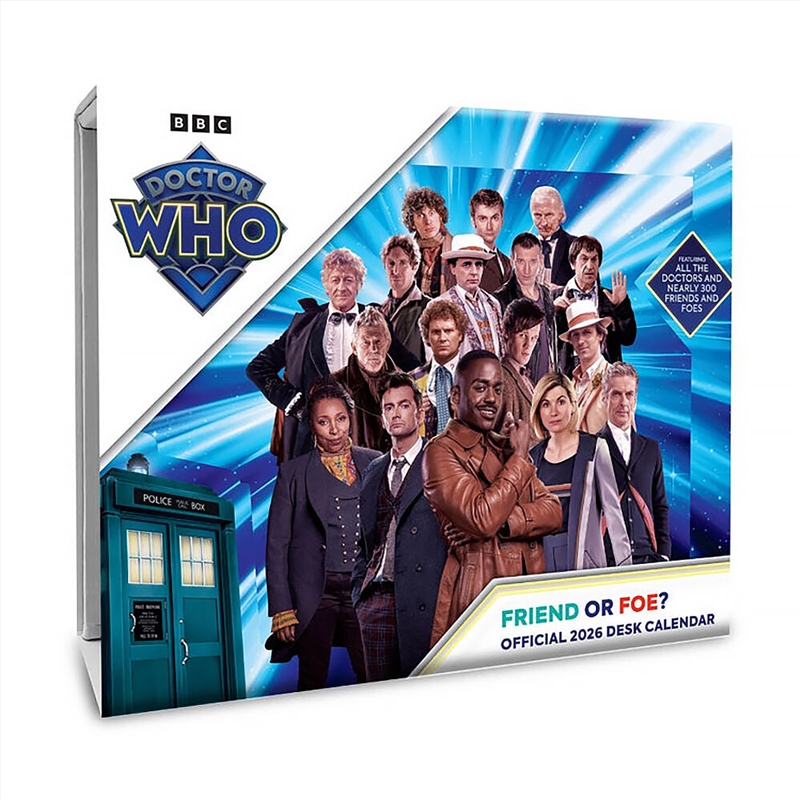 Doctor Who 2026 Boxed Calendar/Product Detail/Calendars & Diaries