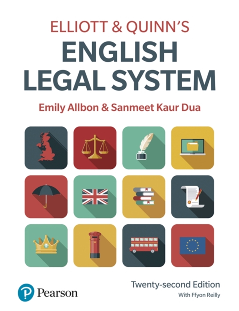 Elliott & Quinns English Legal System/Product Detail/Law
