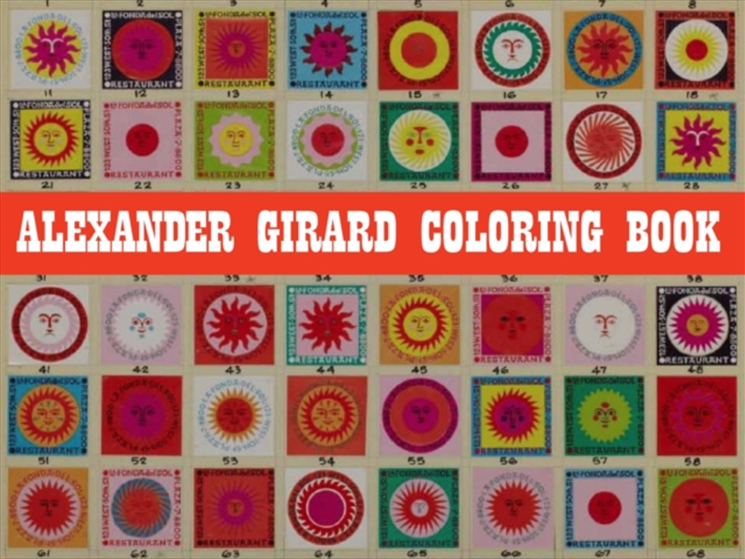 Alexander Girard Colouring Book/Product Detail/Kids Colouring