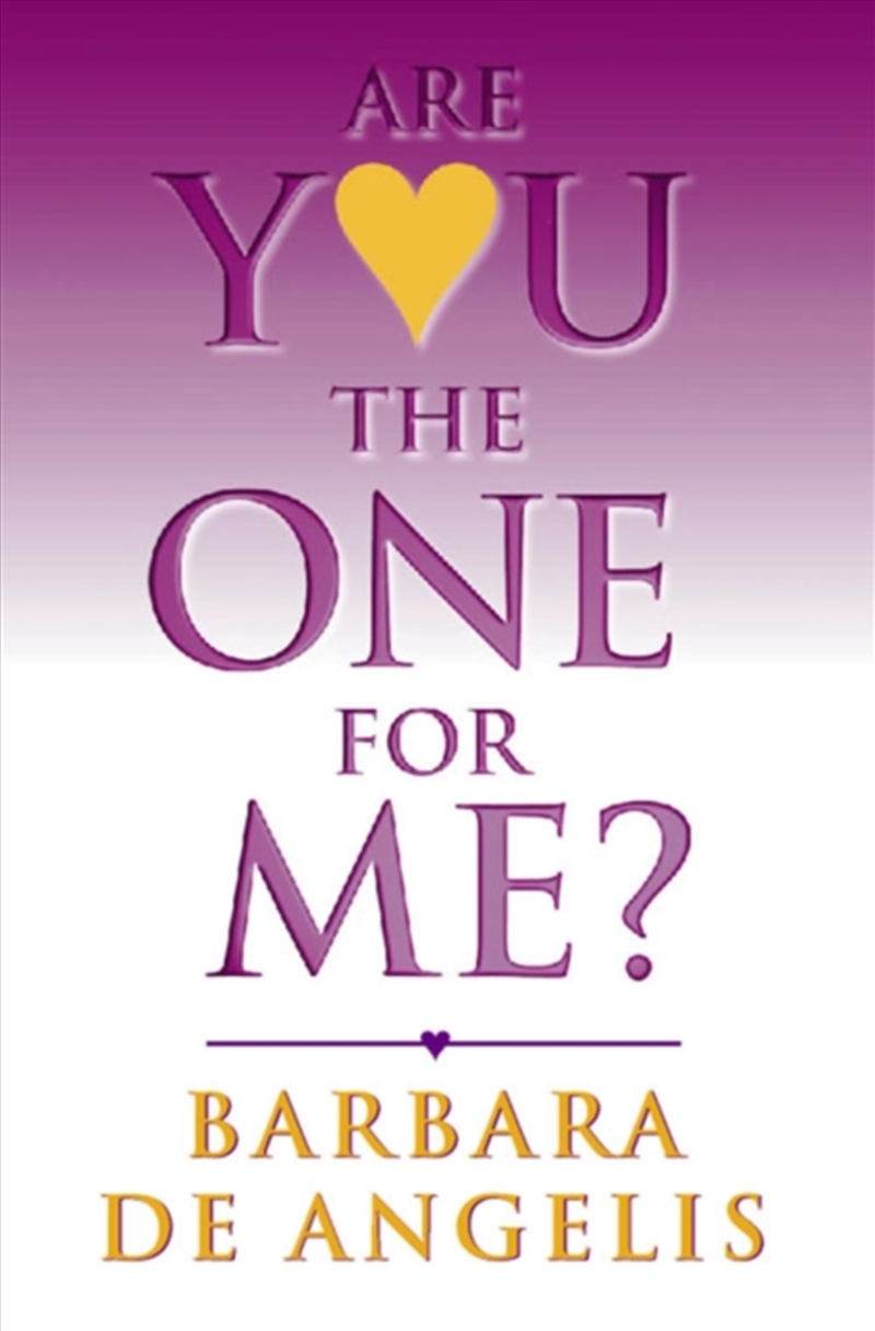 Are You The One For Me/Product Detail/Self Help & Personal Development