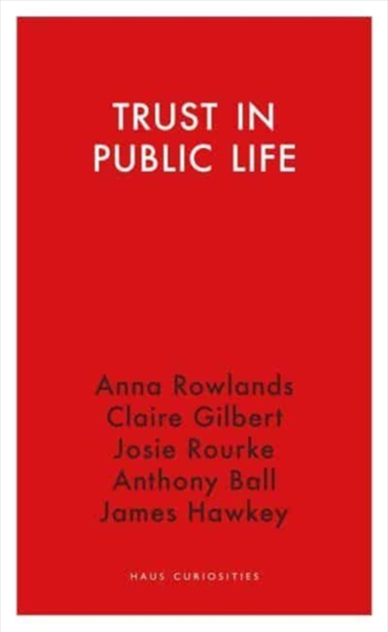 Trust In Public Life/Product Detail/Politics & Government