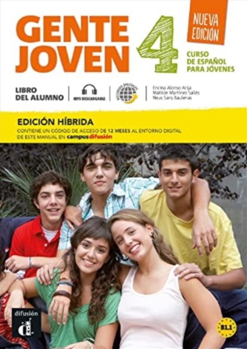 Gente Joven Nueva Edicin 4 Ed Hbrida Lib/Product Detail/Language & Linguistics
