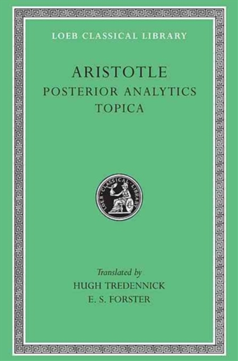 Posterior Analytics Topica/Product Detail/Literature & Poetry