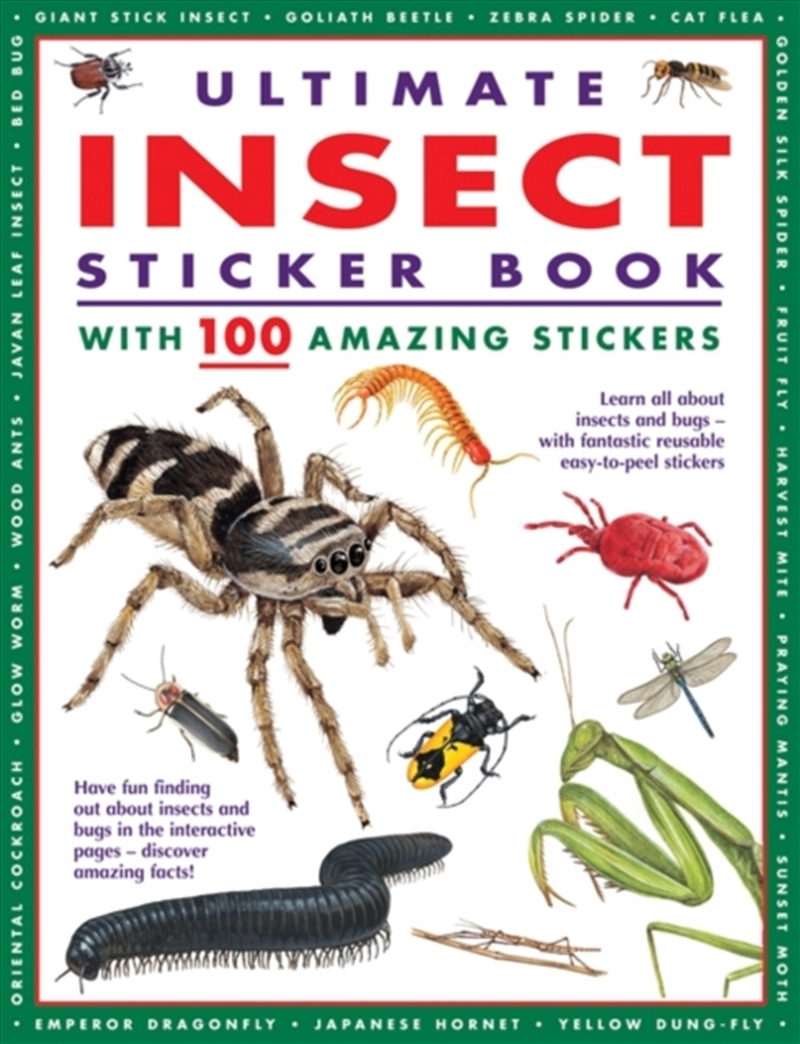 Ultimate Insect Sticker Book/Product Detail/Kids Activity Books