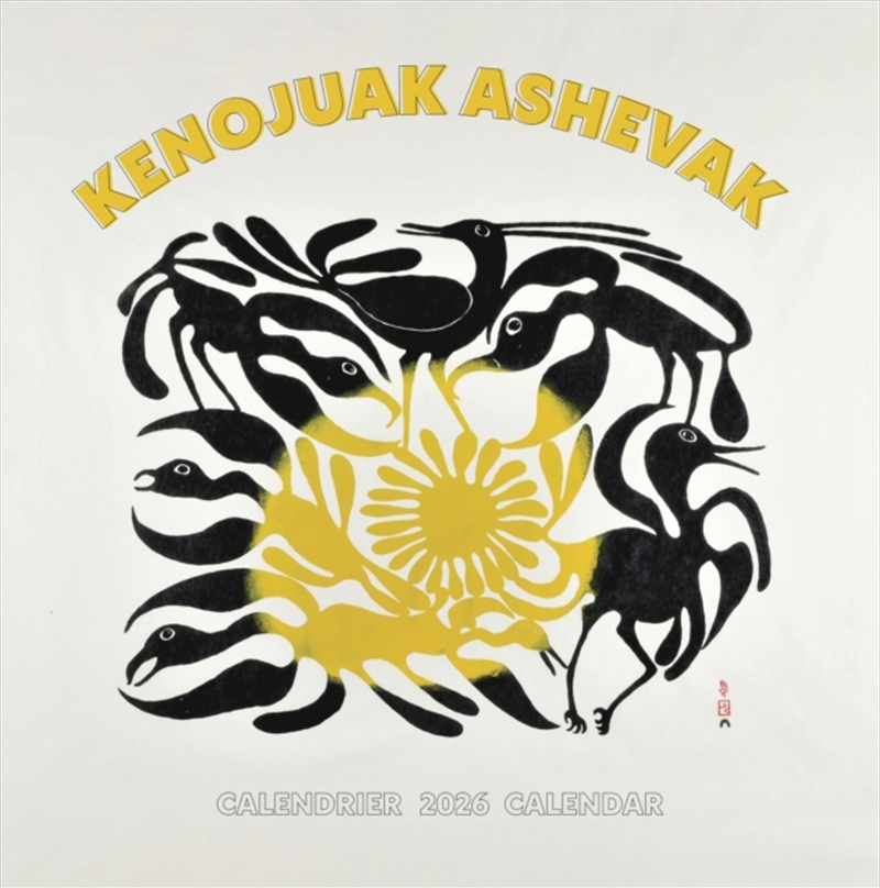 Kenojuak Ashevak 2026 Wall Calendar/Product Detail/Calendars & Diaries