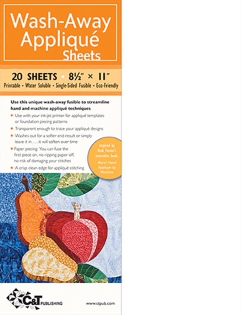 Washaway Applique Sheets/Product Detail/Crafts & Handiwork