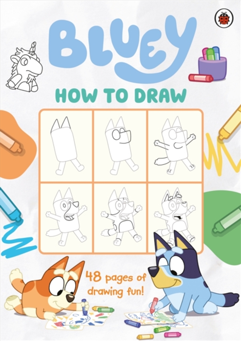 Bluey How To Draw/Product Detail/Kids Activity Books