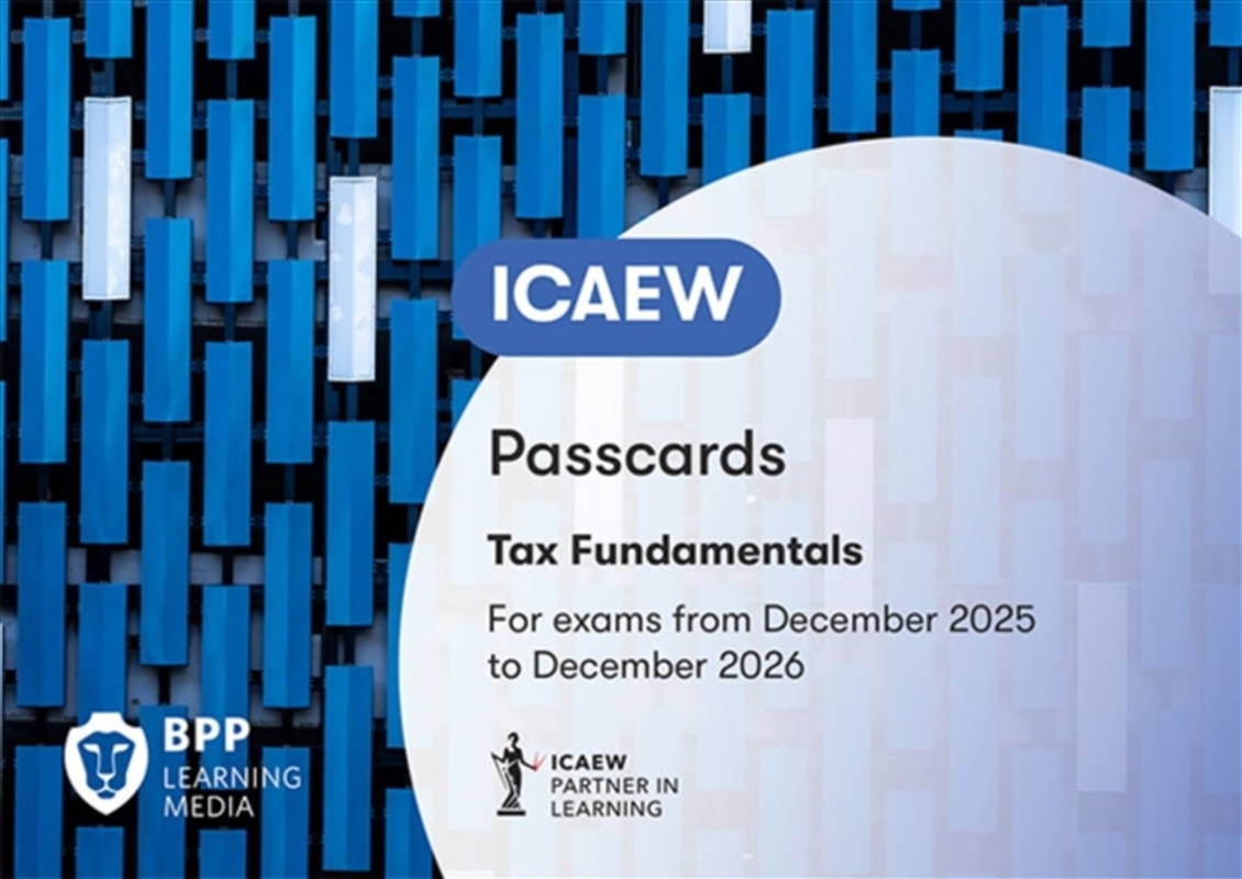 Icaew Tax Fundamental/Product Detail/Accounting & Finance
