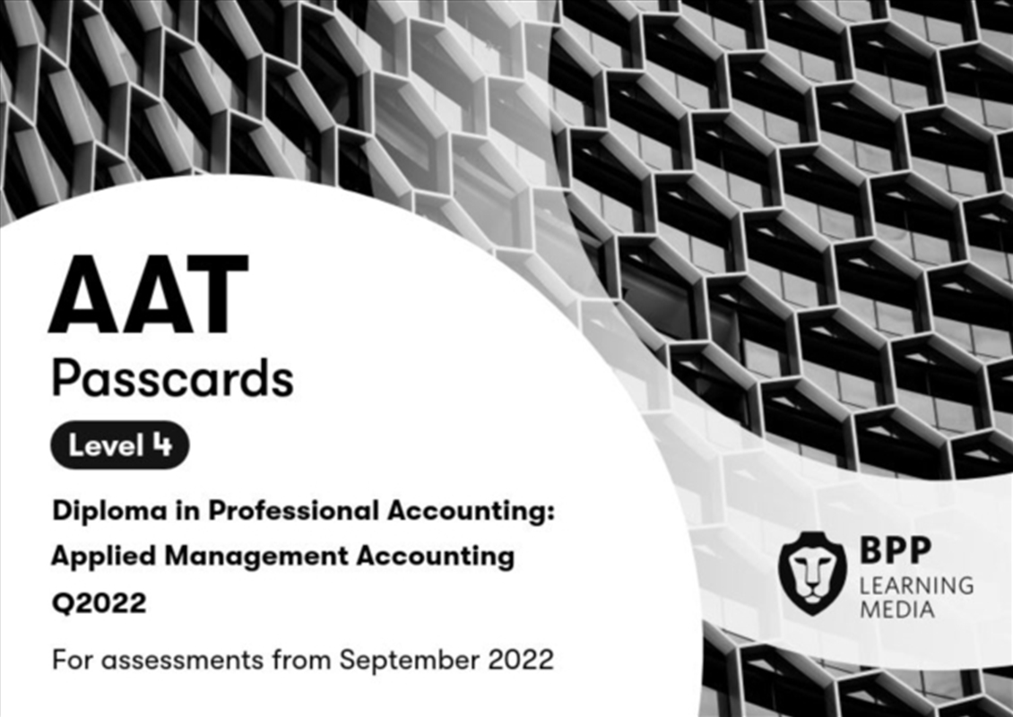 Aat Applied Management Accounting/Product Detail/Accounting & Finance