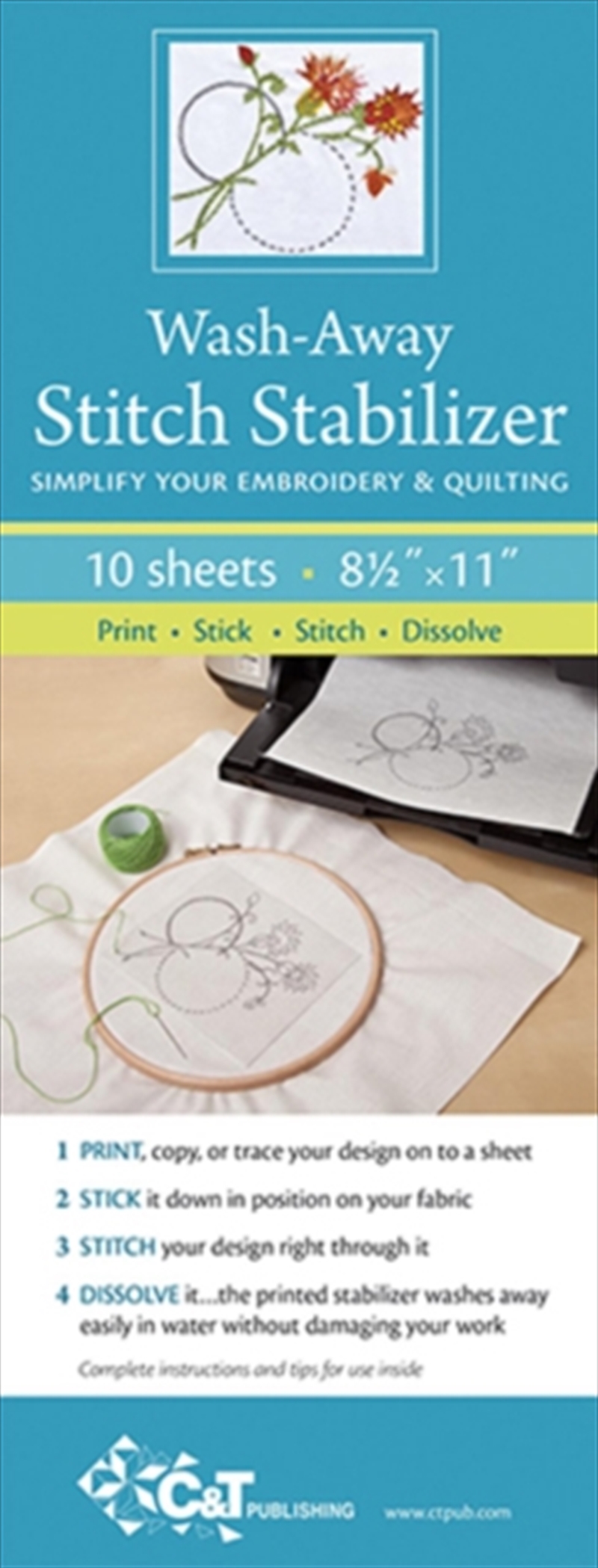 Washaway Stitch Stabilizer/Product Detail/Crafts & Handiwork