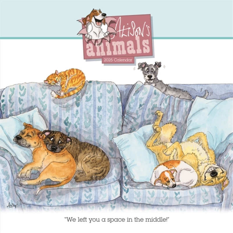 Alisons Animals Wiro Wall Calendar 2025/Product Detail/Calendars & Diaries