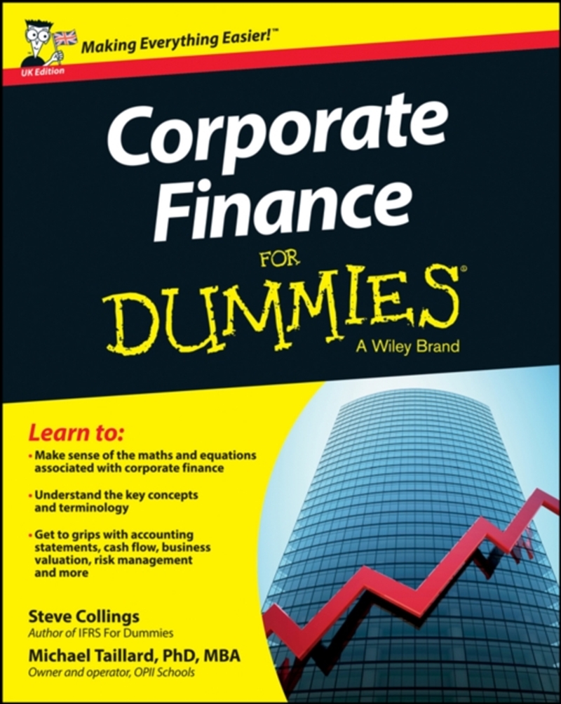 Corporate Finance For Dummies/Product Detail/Business Leadership & Management