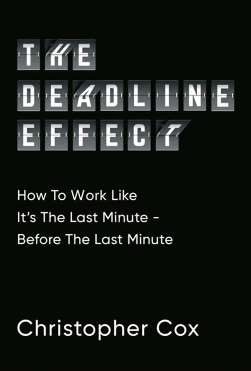 Deadline Effect/Product Detail/Business Leadership & Management