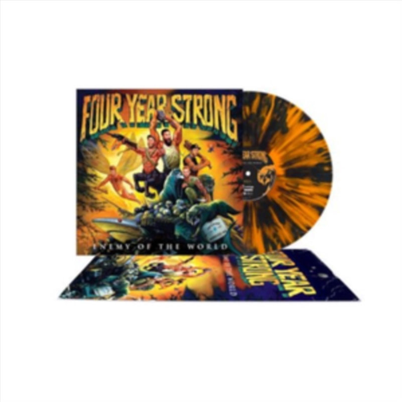 Enemy Of The World - Orange W/ Black Splatter Vinyl/Product Detail/Punk