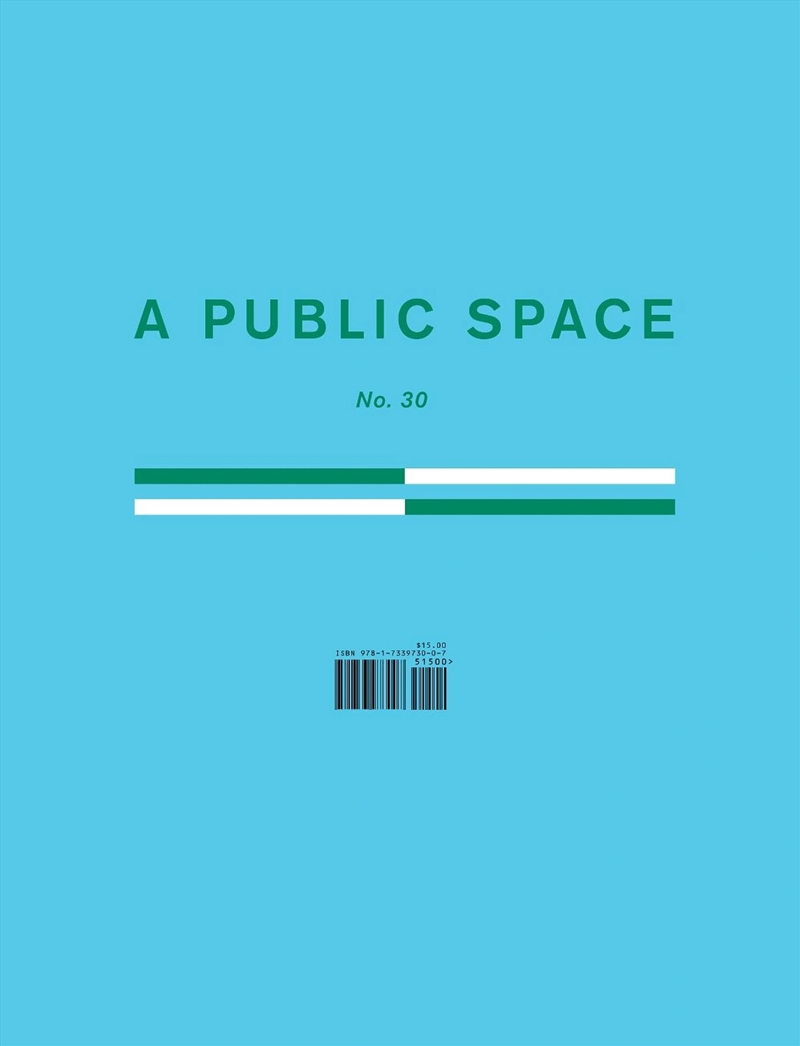 A Public Space No. 30/Product Detail/Literature & Poetry