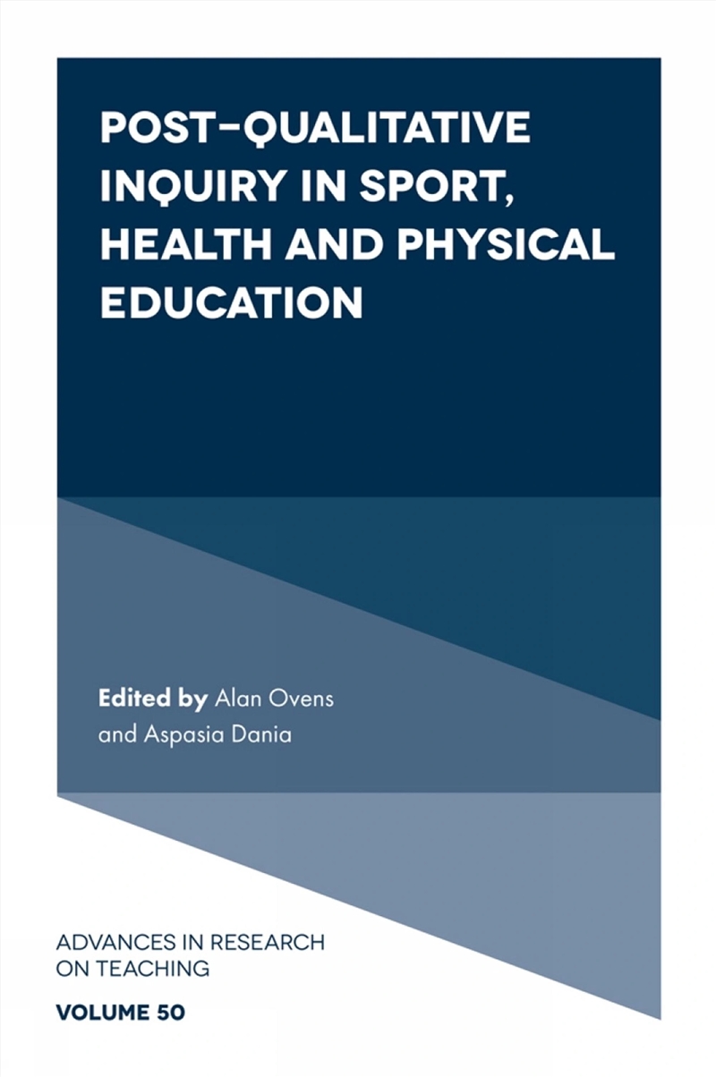 Post-Qualitative Inquiry In Sport, Health And Physical Education/Product Detail/Sport & Recreation